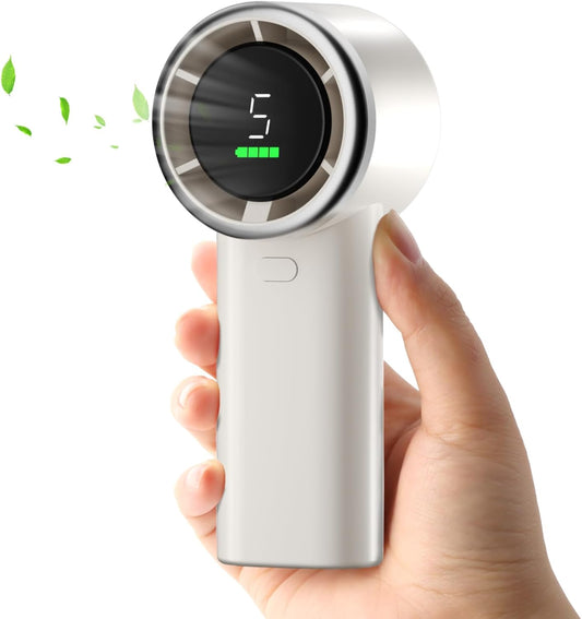 TurboCool Pro Mini Fan with LED Battery Display