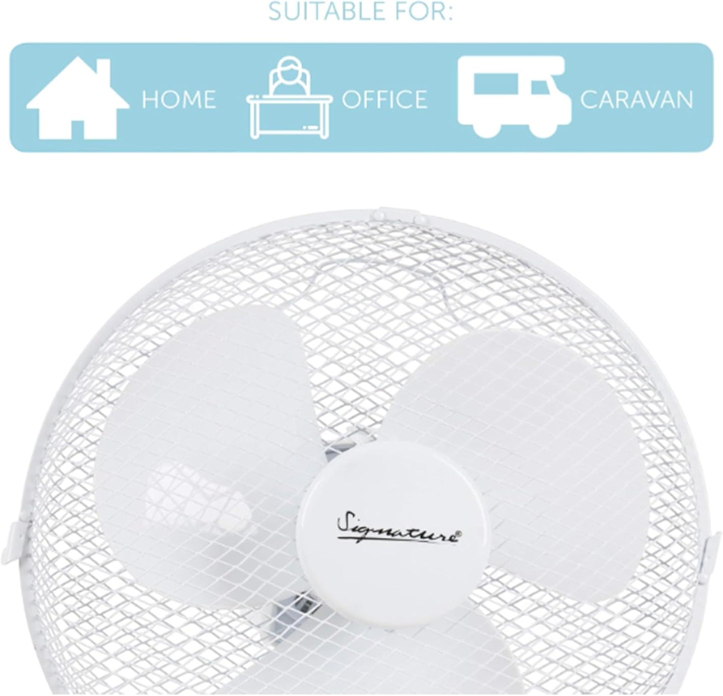 Solouma Essentials 9” Desk Fan with Oscillation